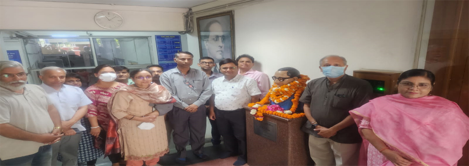 Director Paying Homage on Babasaheb Ambedkar's 134th B'Day Director Paying Homage on Babasaheb Ambedkar's 134th B'Day