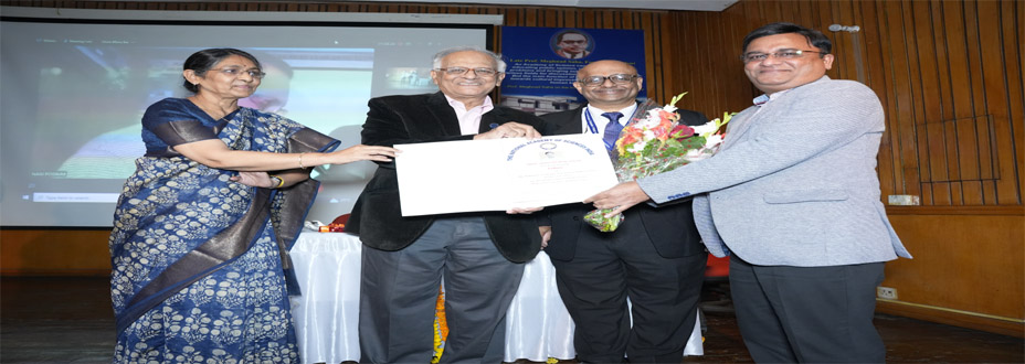 Prof. Sunit K. Singh, receiving Fellowship of National Academy of Sciences India Prof. Sunit K. Singh, receiving Fellowship of National Academy of Sciences India
