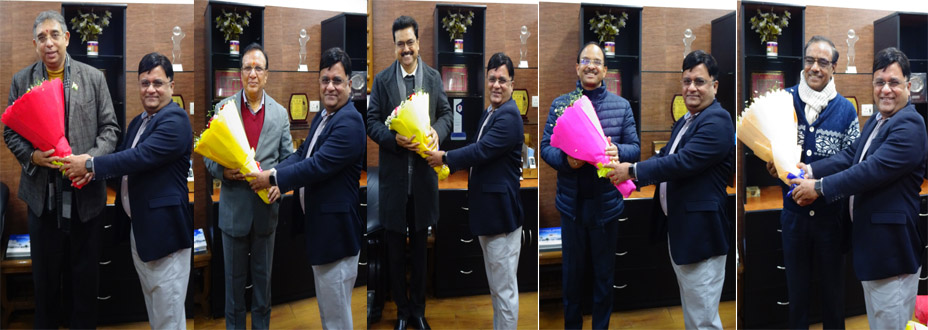 Hon'ble Vice-Chancellor, Dean of Colleges, South Campus Director, Registrar and Chief Engineer are pleased to visit ACBR with his team in Today Hon'ble Vice-Chancellor, Dean of Colleges, South Campus Director, Registrar and Chief Engineer are pleased to visit ACBR with his team